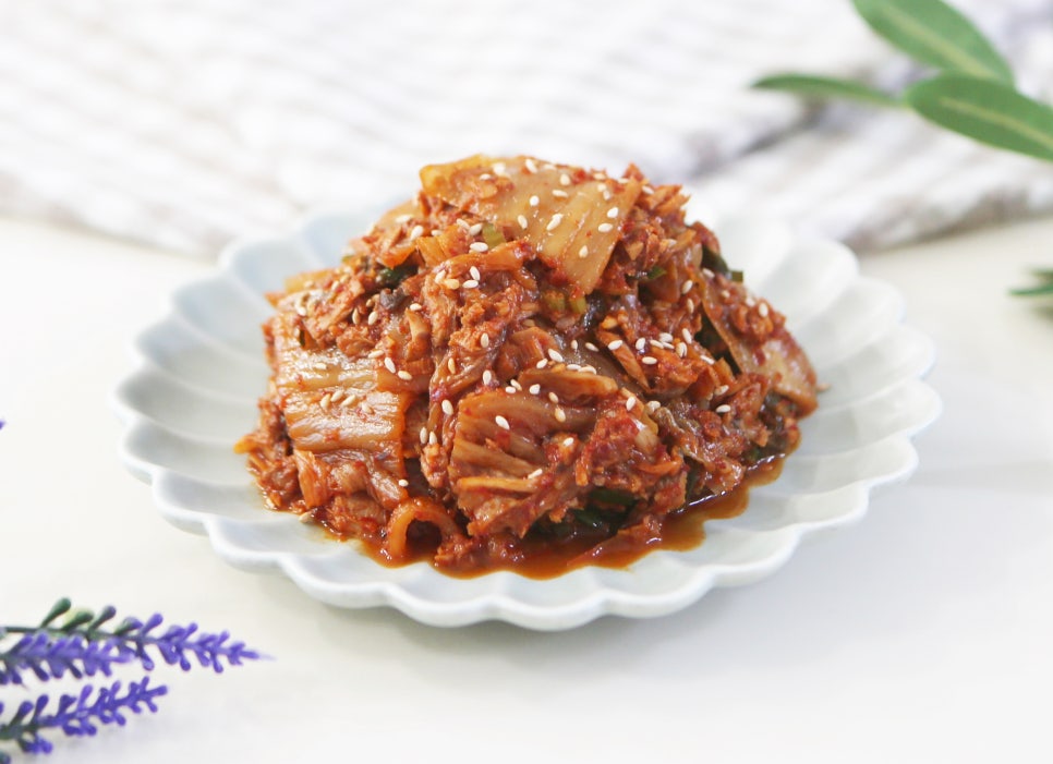 들기름김치볶음 참치김치볶음