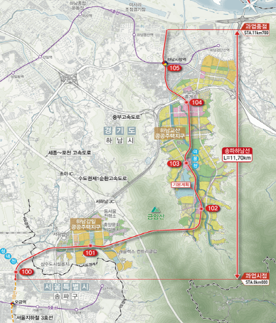 송파하남선 광역철도 사업 완전 정리