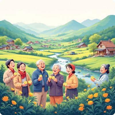 정선군 농어촌 기본소득 이미지