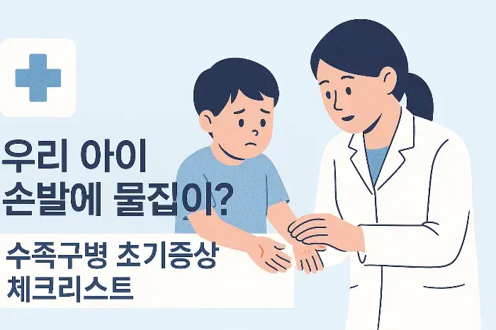 수족구병 초기증상 체크리스트