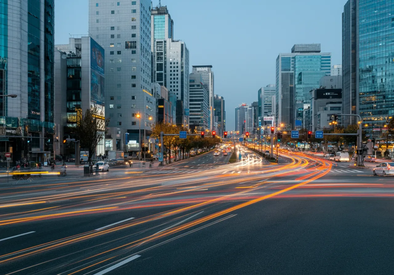 실시간 교통 상황 확인