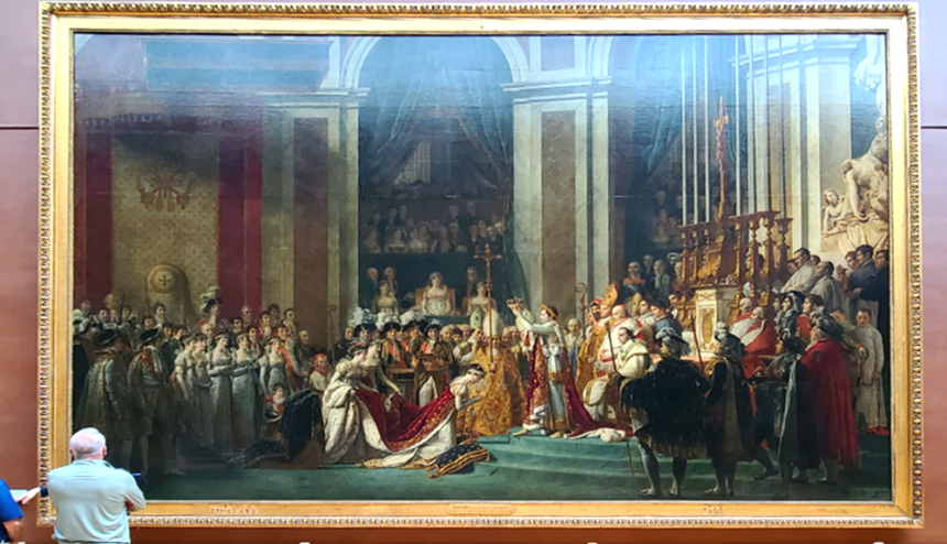 자자크 루이 다비드-나폴레옹 1세와 조세핀 황후의 대관식 (1804년, 캔버스에 유채)