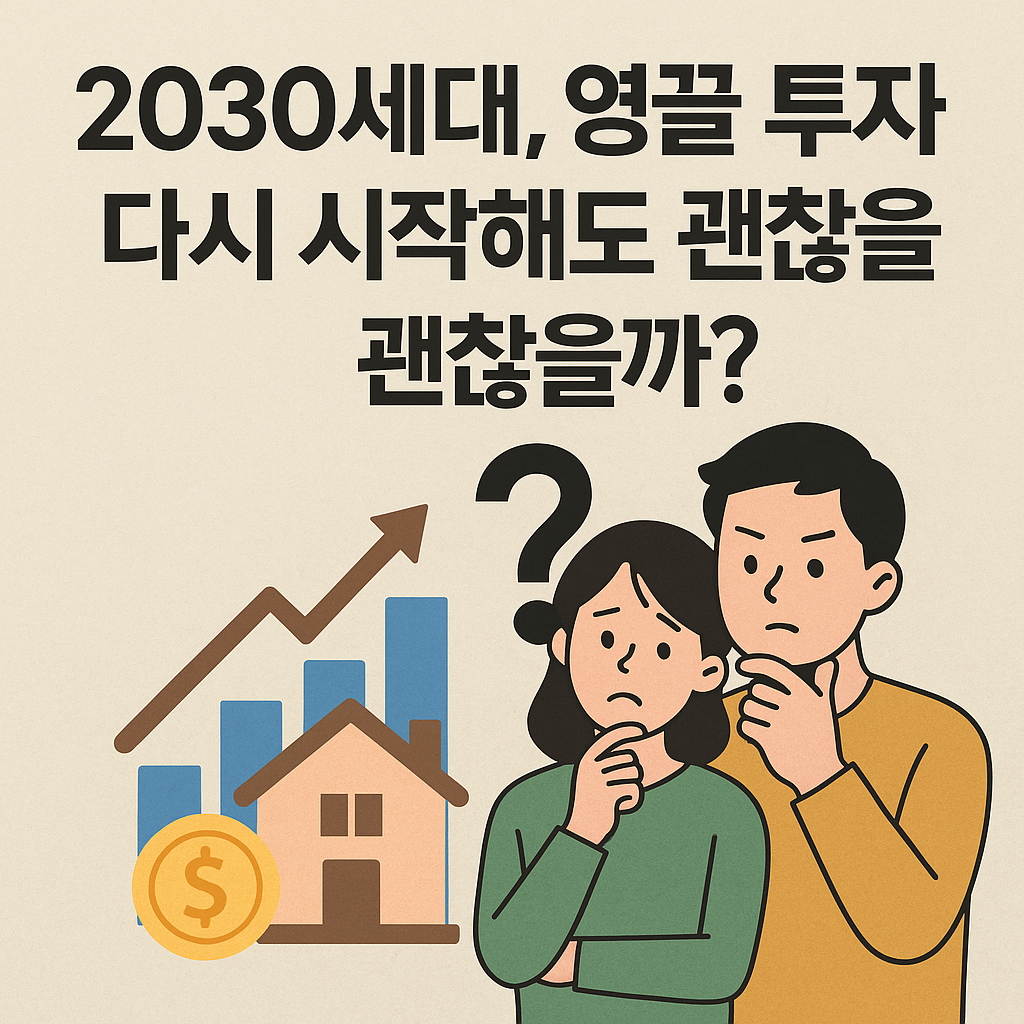 2030세대, 영끌 투자 다시 시작해도 괜찮을까?
