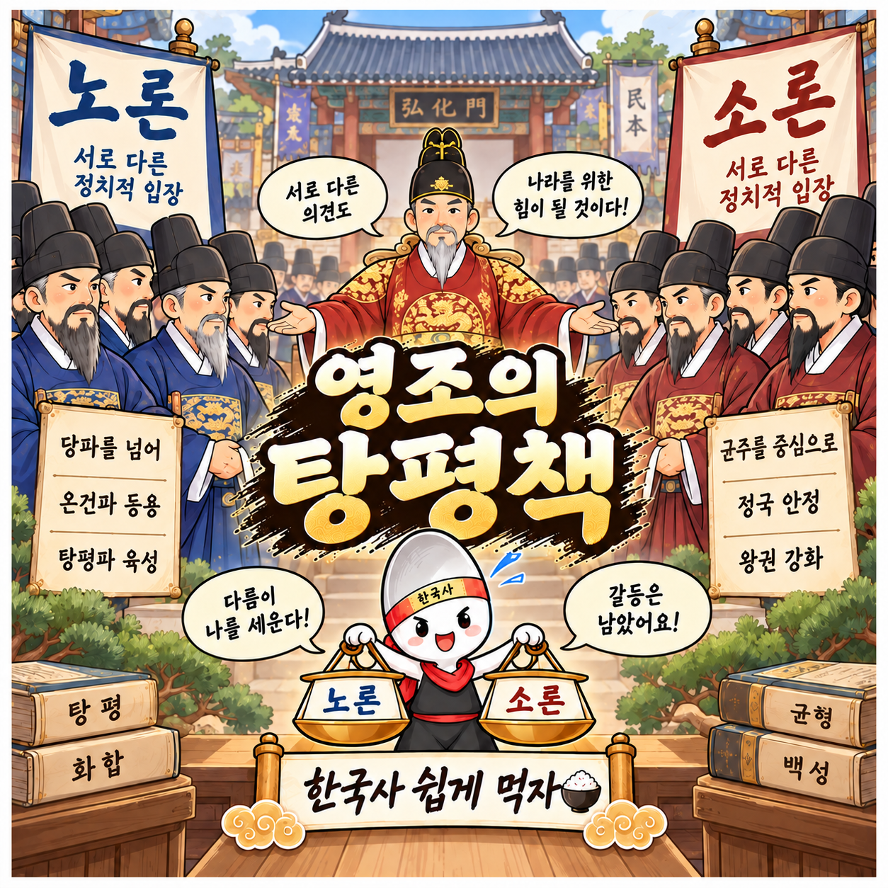 영조의 탕평책을 표현한 대표 썸네일