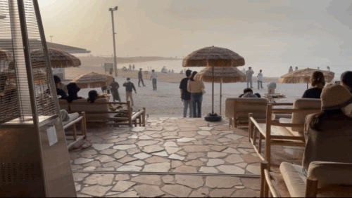 제주 협재 카페 호텔 샌드 - 야외뷰 영상