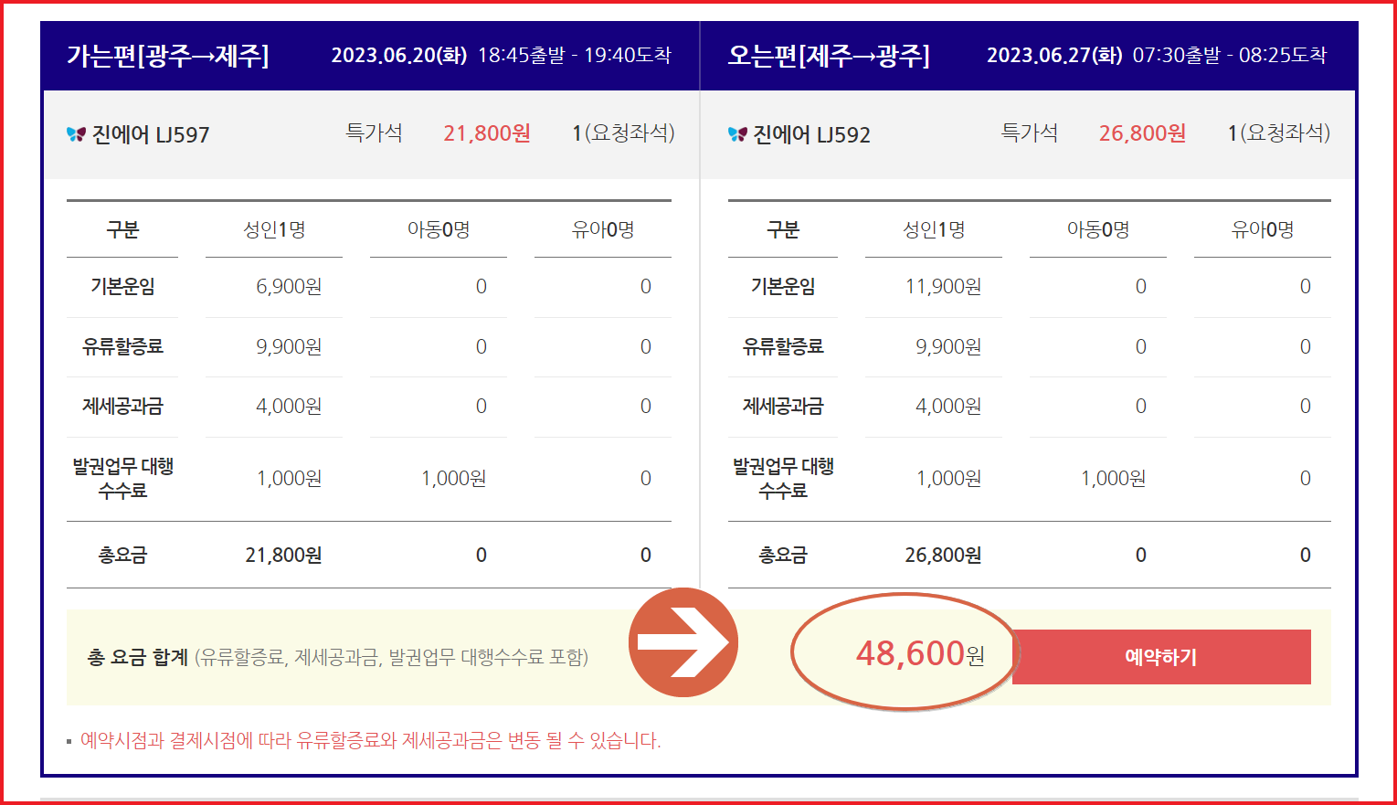 광주 제주 항공권 가장 싸게 사는 법