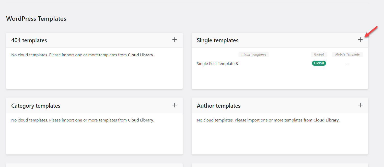 워드프레스 뉴스페이퍼 클라우드 템플릿 추가