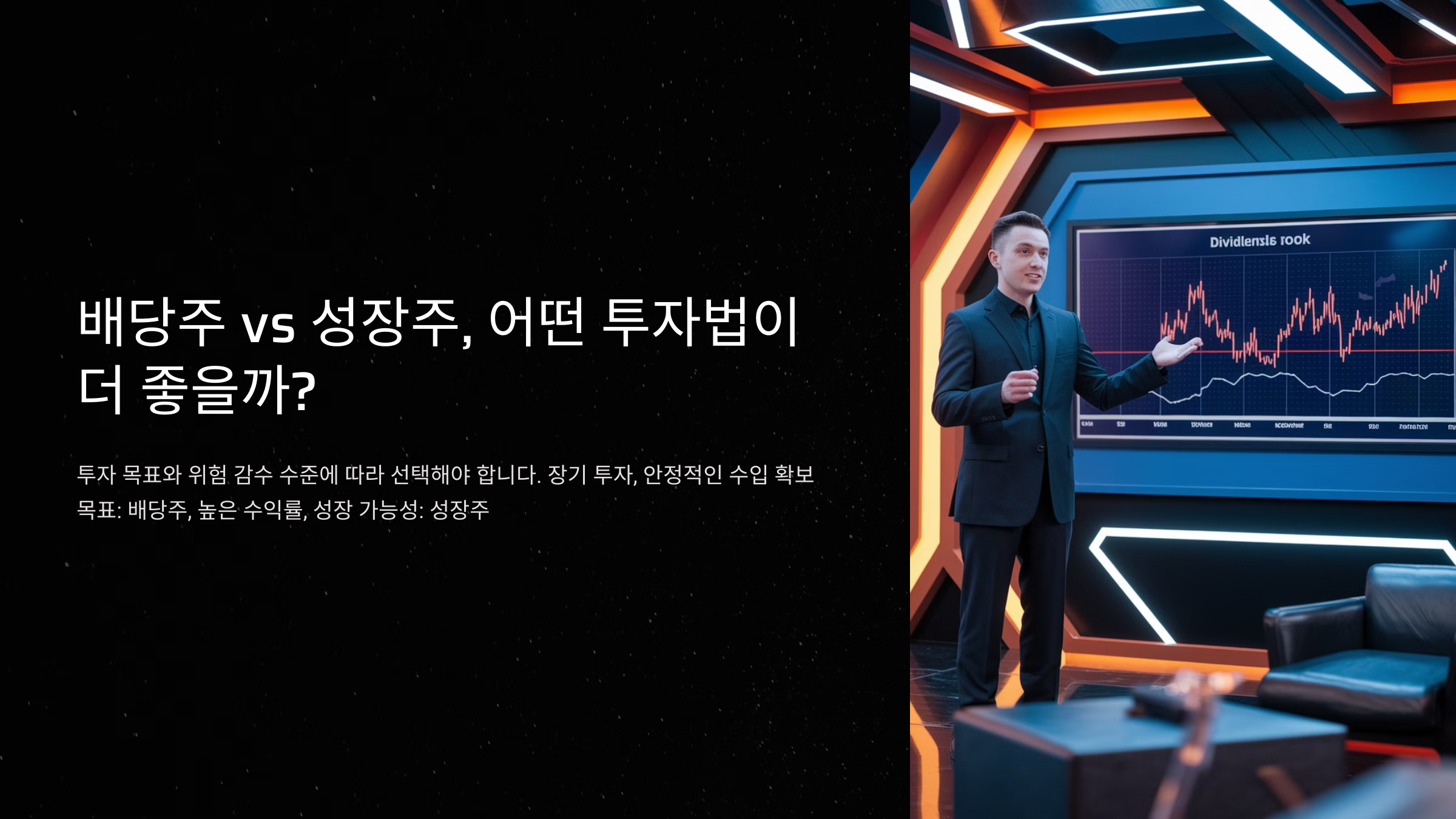 배당주 vs 성장주, 어떤 투자법이 더 좋을까?