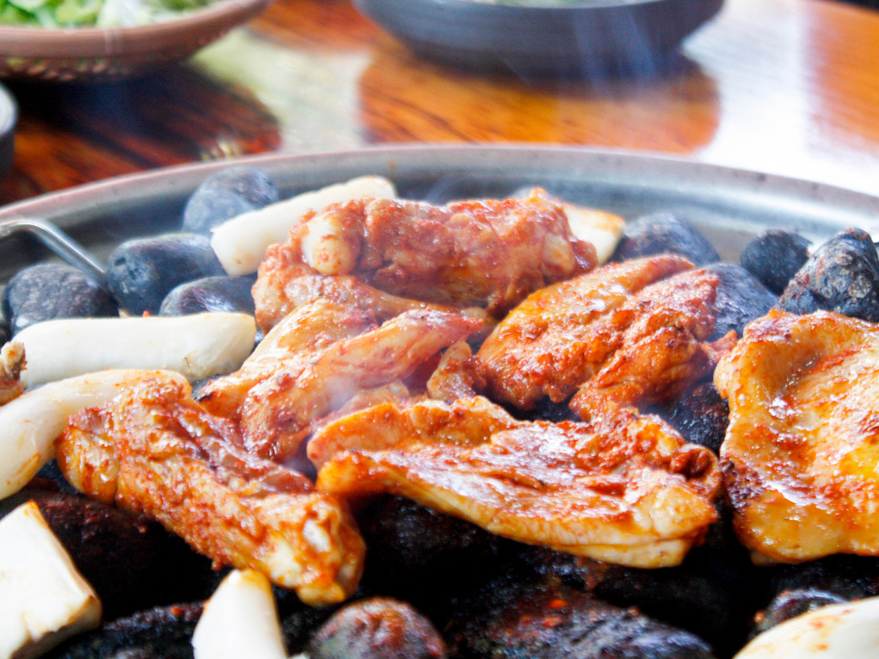 참나무숯불닭갈비