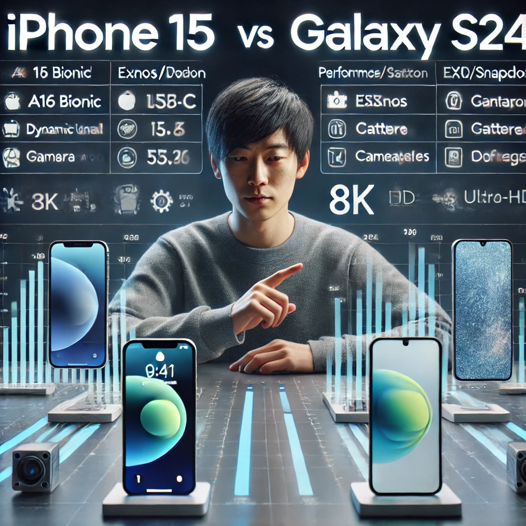 아이폰15 vs 갤럭시 S24