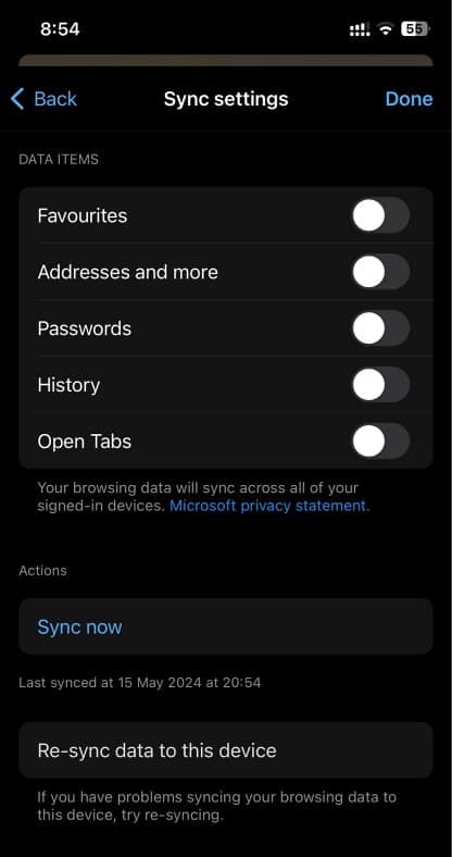 마이크로소프트 엣지 세팅 메뉴