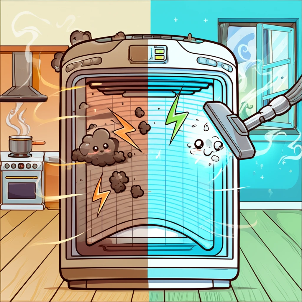 24시간 가동하는 공기청정기 실제 전..