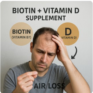 비오틴·비타민D 복합영양제 탈모효과