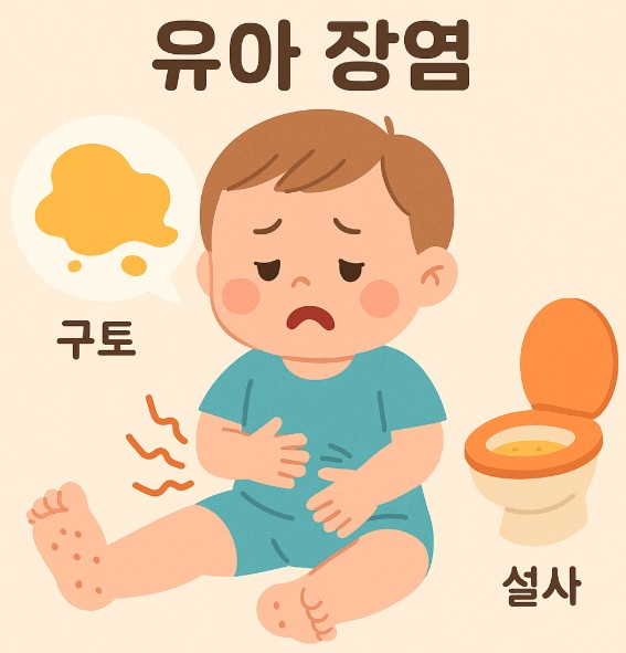 유아 장염 이미지