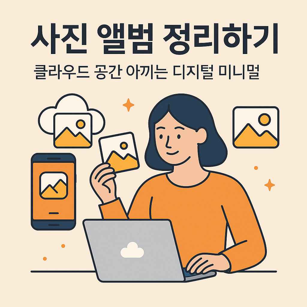 사진 앨범 정리하기｜클라우드 공간 아끼는 디지털 미니멀 실천법