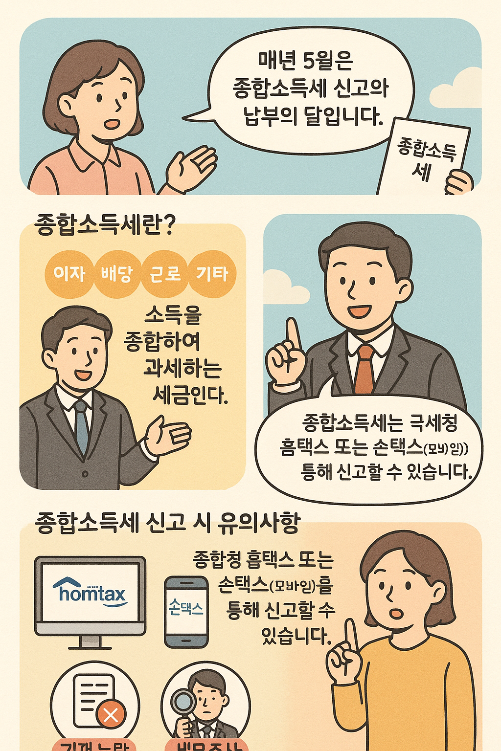5월 종합소득세 신고 방법, 제대로 알고 절세까지 하세요!