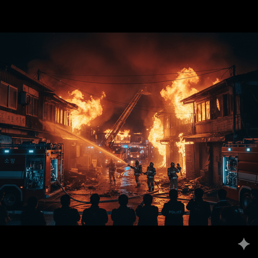 화재예방강화지구 화재 진압