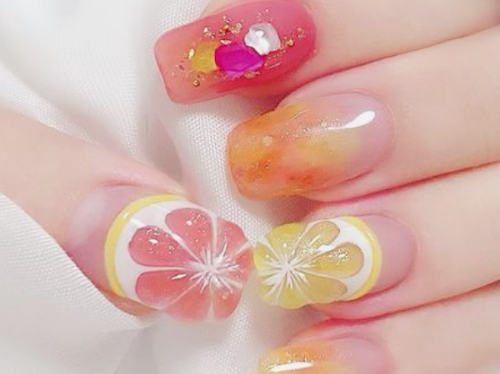 과일 네일