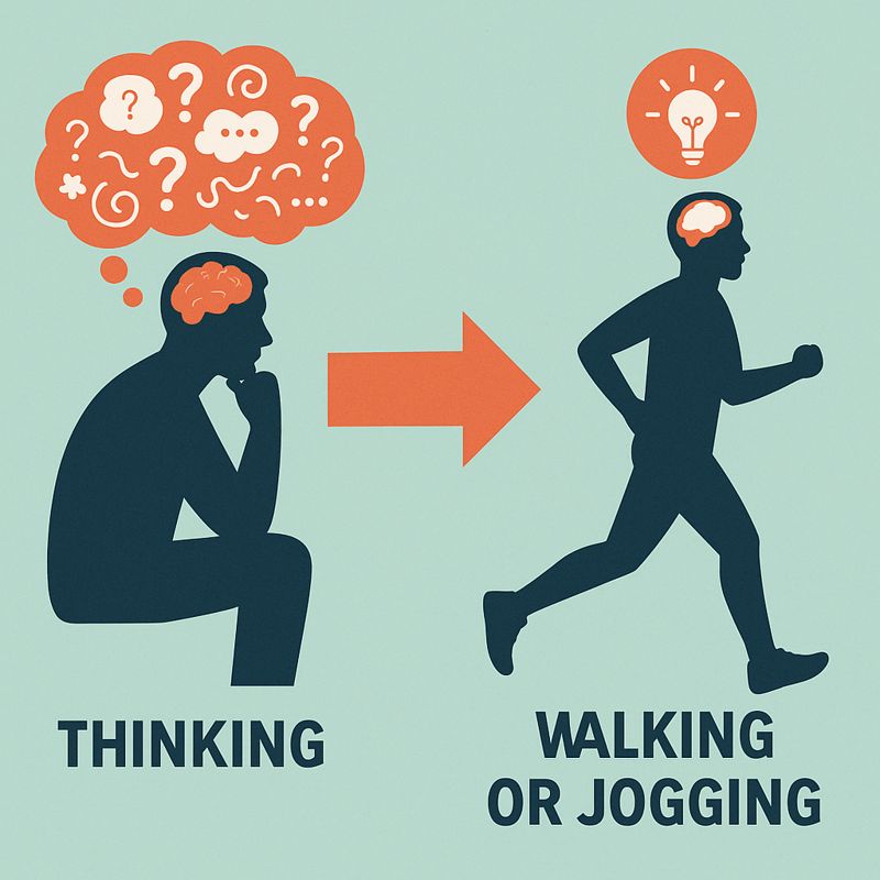 단순 반복 운동(걷기·조깅)이 ‘생각 정리’에 강한 이유