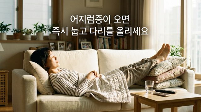 저혈압 발생 시 즉시 대처 눕기 다리 올리기 수분 섭취 방법