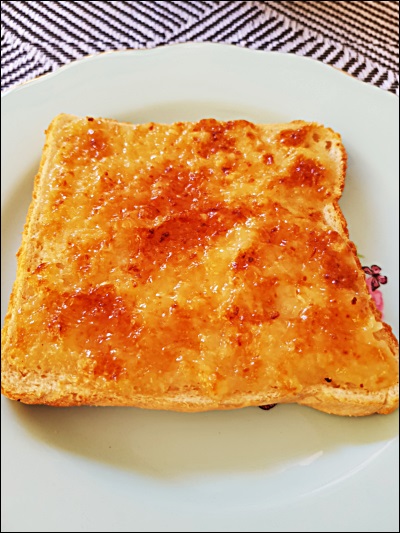 마요네즈마늘빵완성