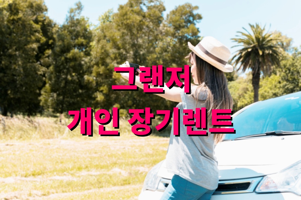 그랜저 개인 장기렌트