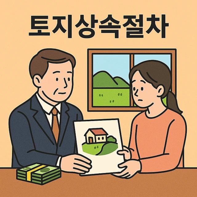 상속등기 , 토지상속절차