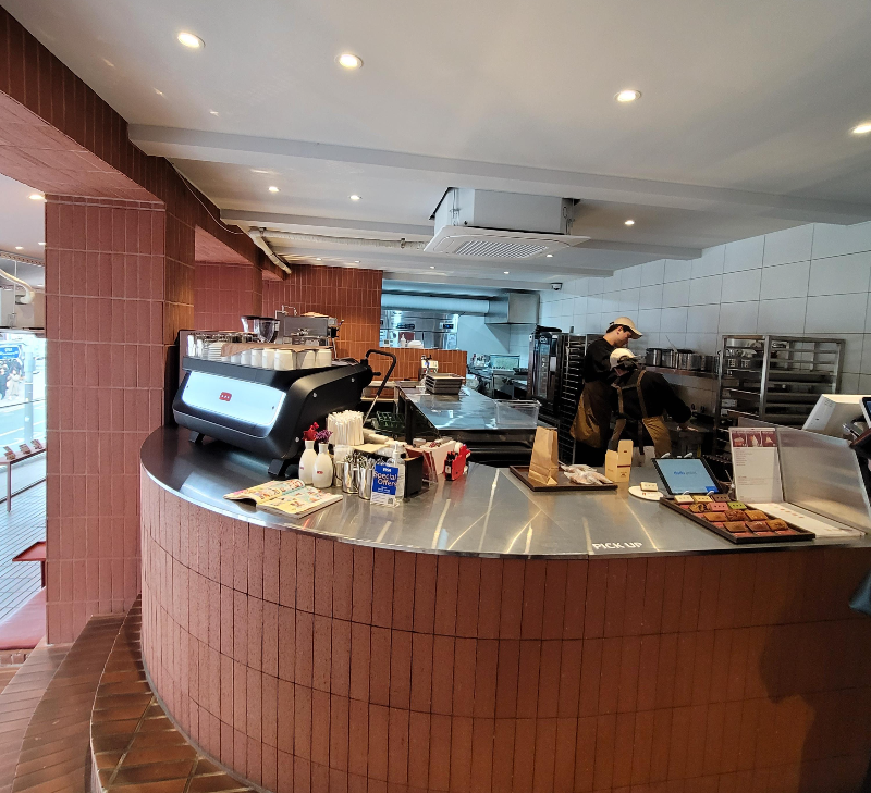 브릭샌드 삼청점 카운터