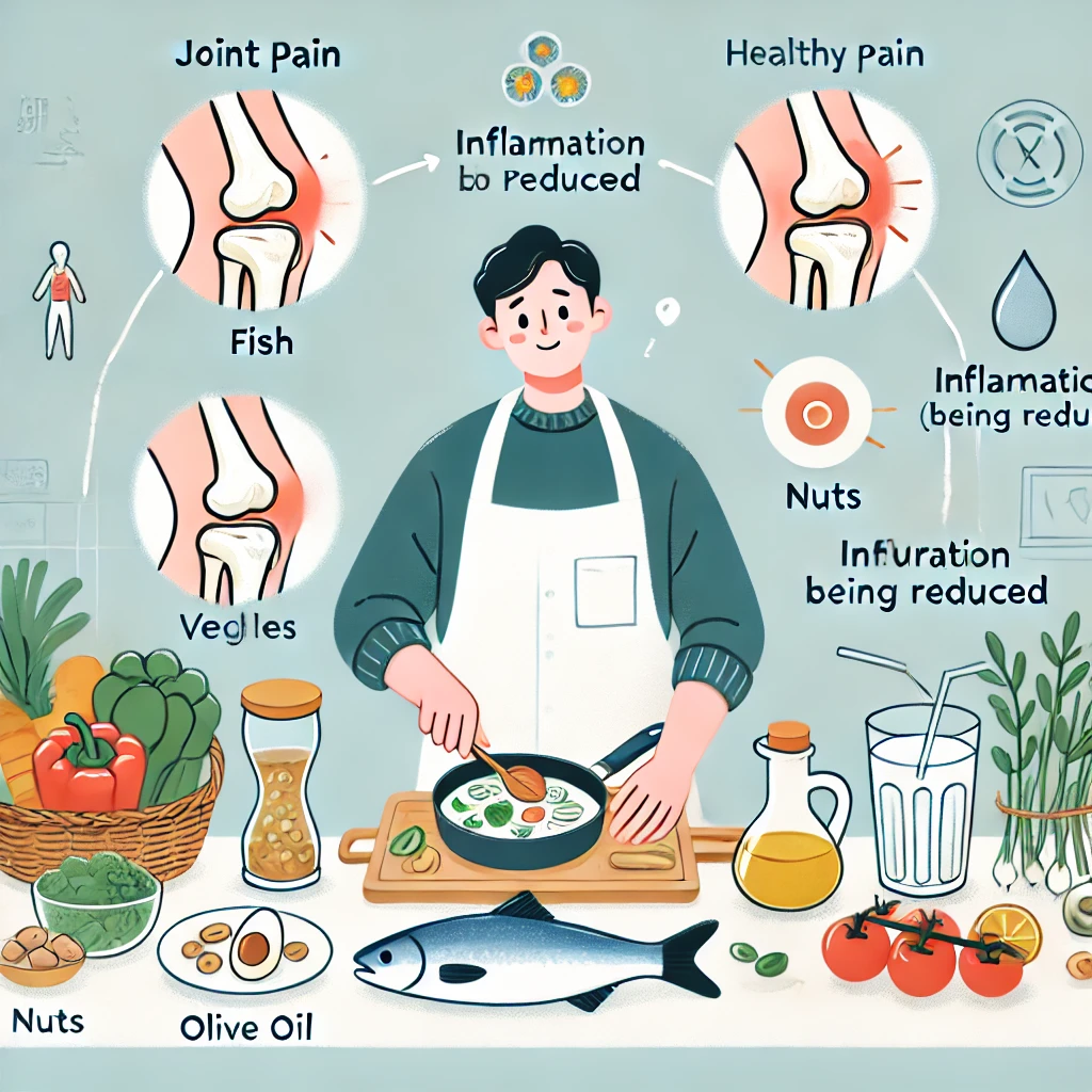 관절 통증을 줄이는 데 도움이 되는 식습관 완벽 가이드