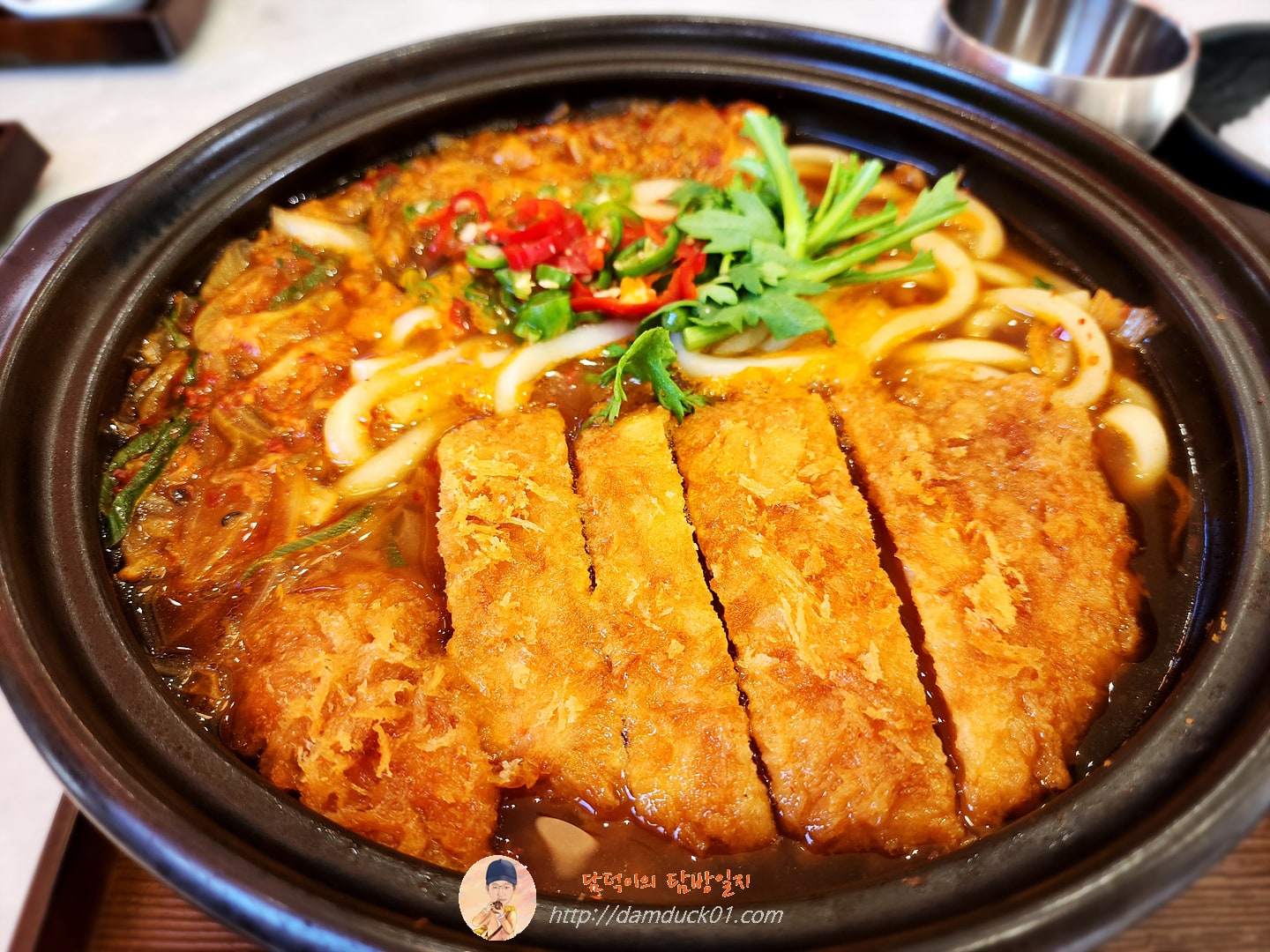 로스카츠 김치우동 나베