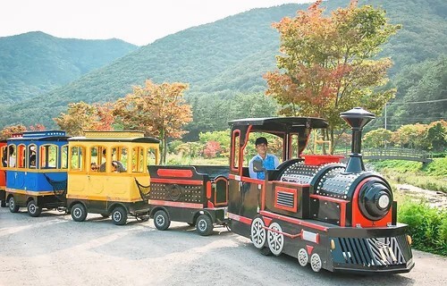 남해양마르뜨언덕 미니기차