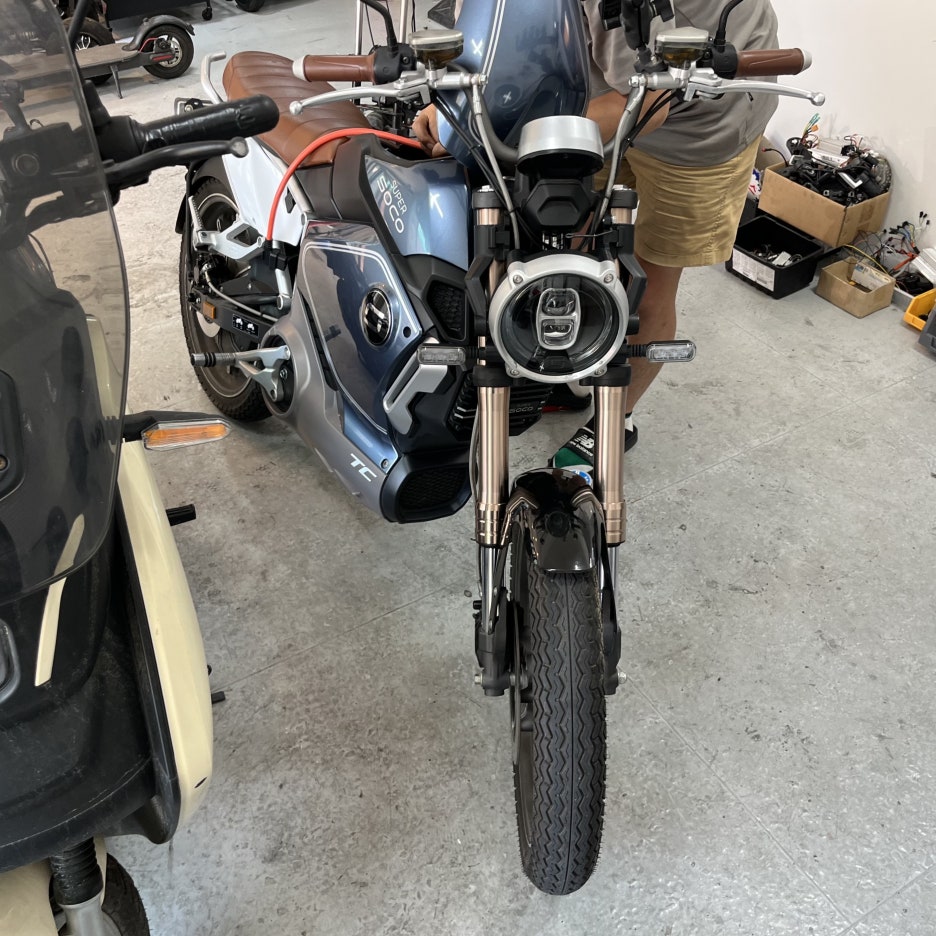 전기오토바이 수리: 슈퍼쏘코 TC-배터리 전원선 납땜, SUPERSOCO AS, 수원 화성 동탄 오산 광교 용인 안양 안산 분당 군포 평택