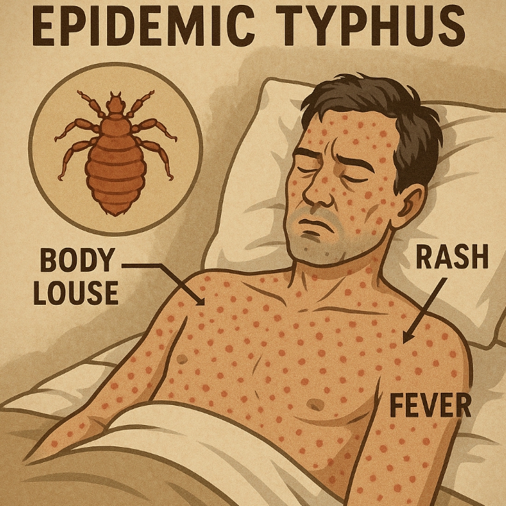 발진티푸스 관련 자료 사진