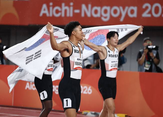 남자 400M 계주 동메달