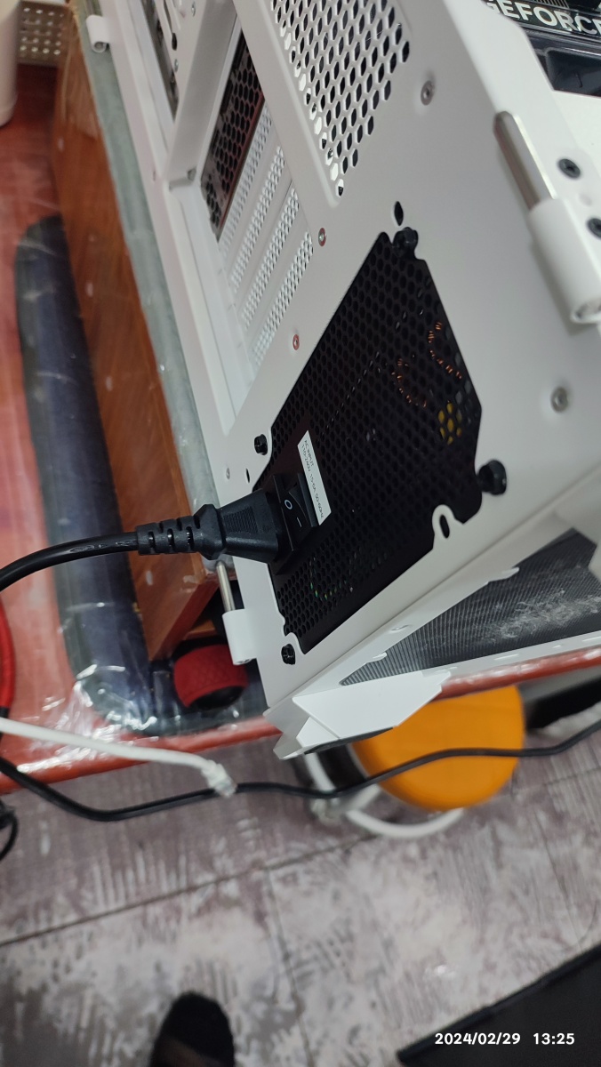 파워서플라이 전원선 연결