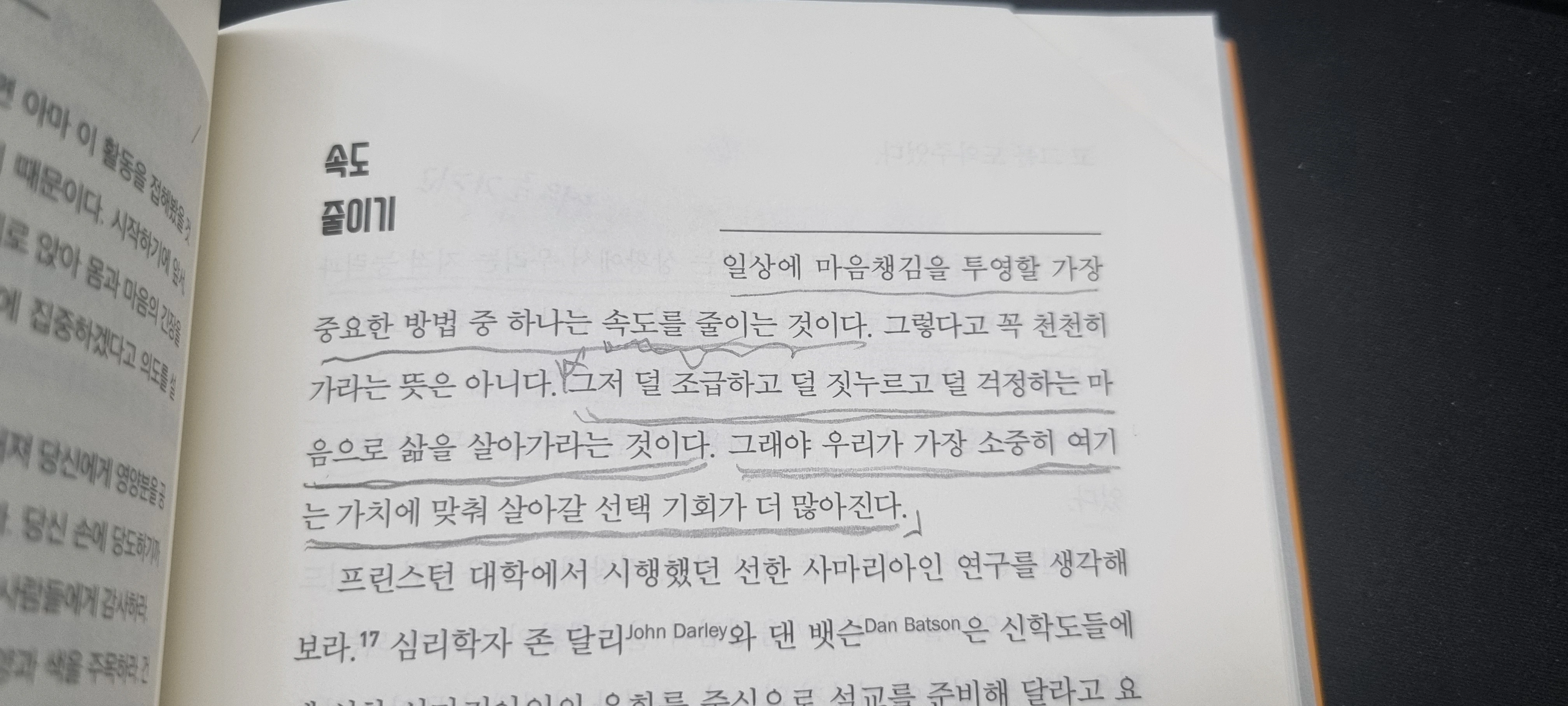 마음챙김-내가-뽑은-중요한-것-속도-줄이기