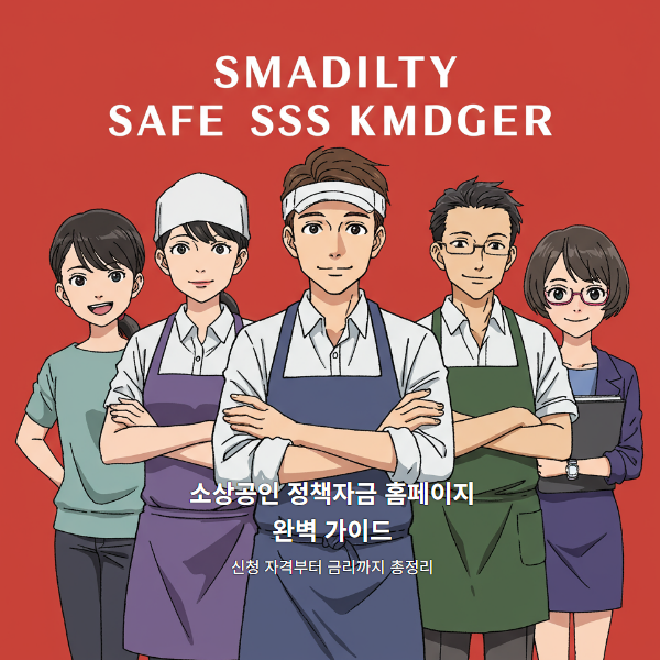 소상공인 정책자금, 이제 홈페이지에서 쉽고 편리하게 확인하세요.