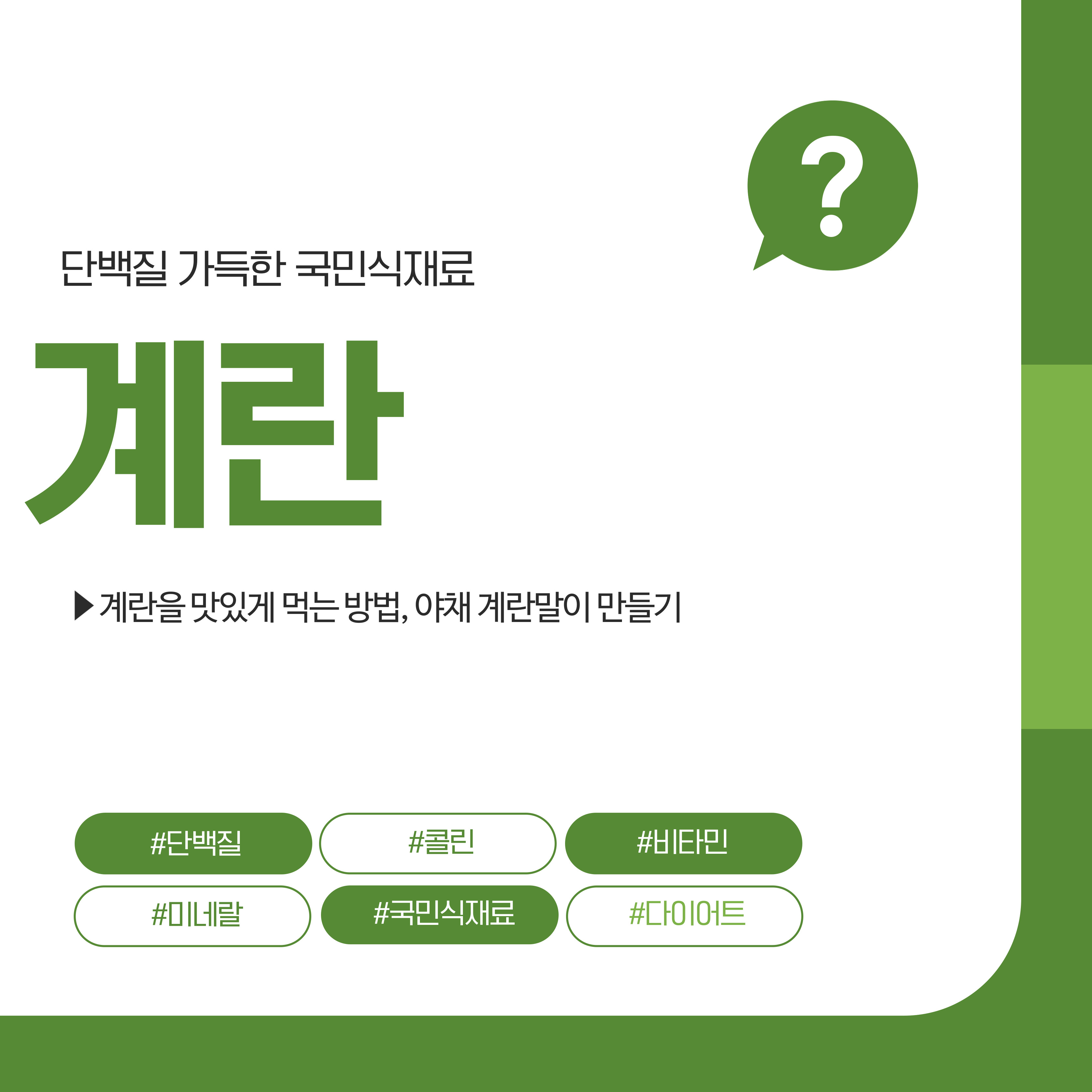 단백질 가득한 계란, 야채 계란말이 만들기