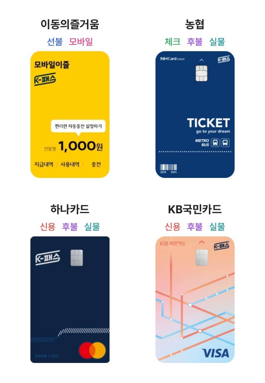 K패스 카드발급 방법