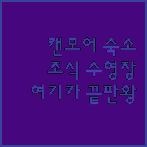 밴프 근처 캔모어 가족 여행 숙소 추..