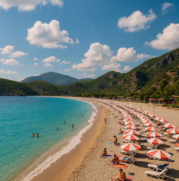 튀르키예 올루데니즈 해변 사진