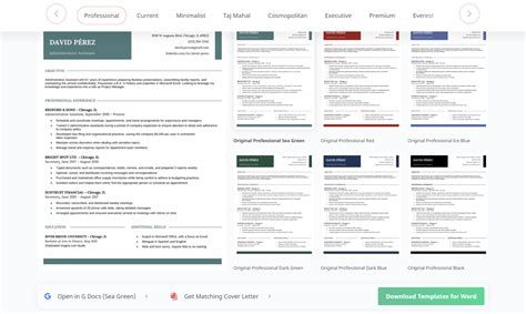 영문 이력서 양식
