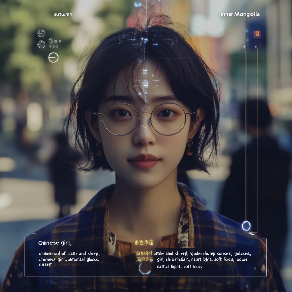 AI 가 머리스타일을 얼굴형에 따라 골라주는 모습