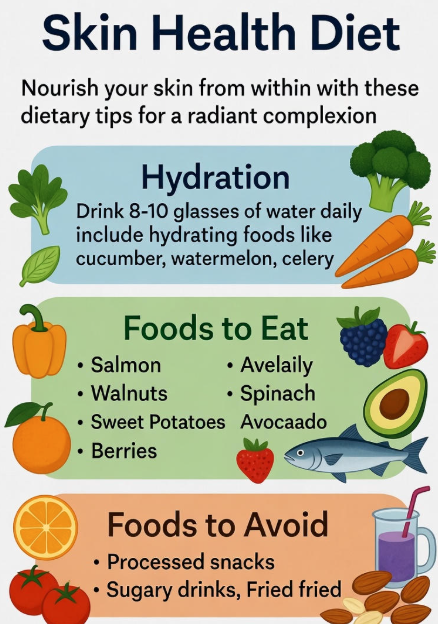 피부 건강을 위한 영양소 관련 사진