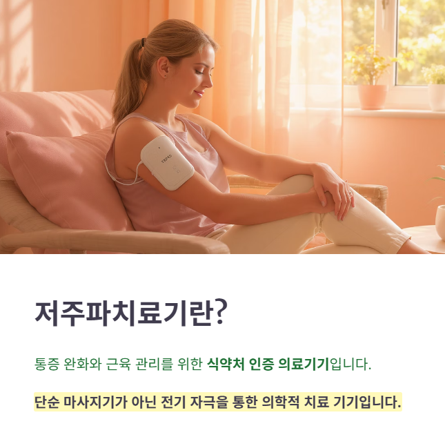 저주파치료기 종류 및 원리 비교 (TENS, EMS)