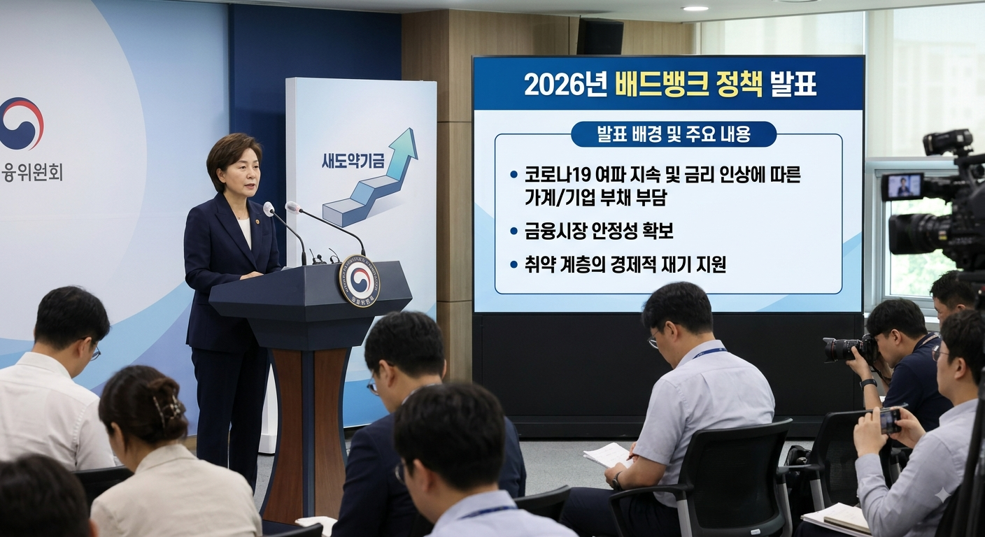 2026년 배드뱅크 정책 총정리, 새도약기금 지원 대상, 채무조정 및 채무소각까지 무엇이 달라졌을까?