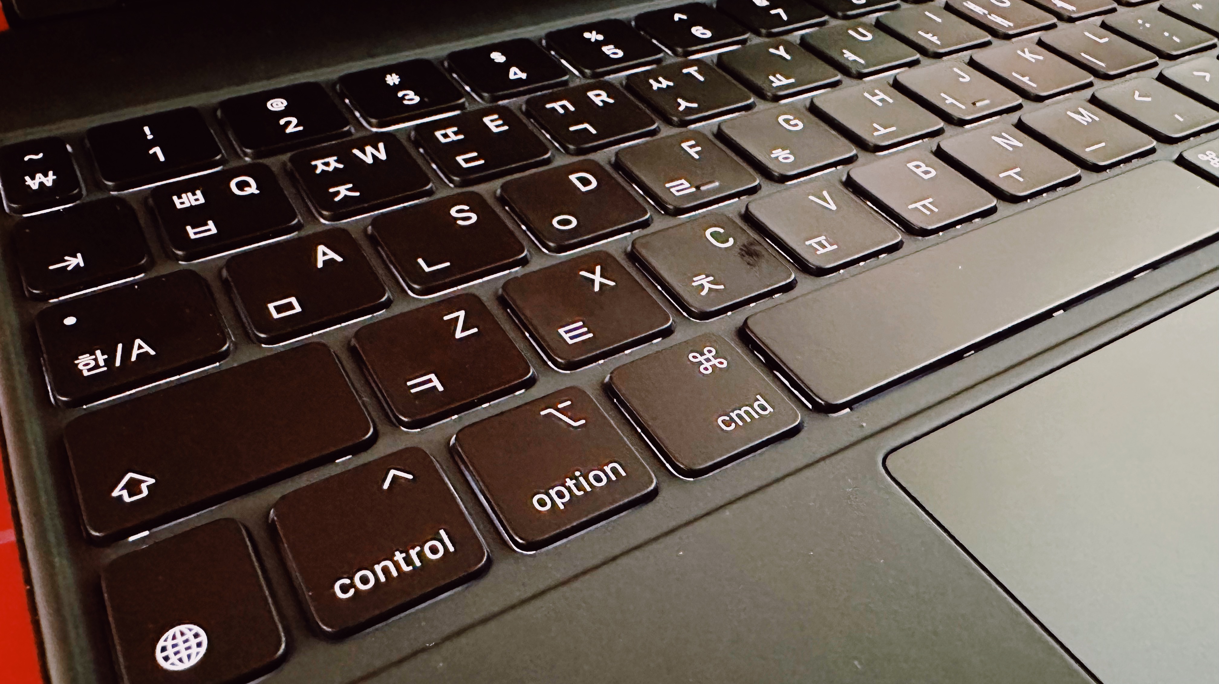 매직 키보드 라이트 On