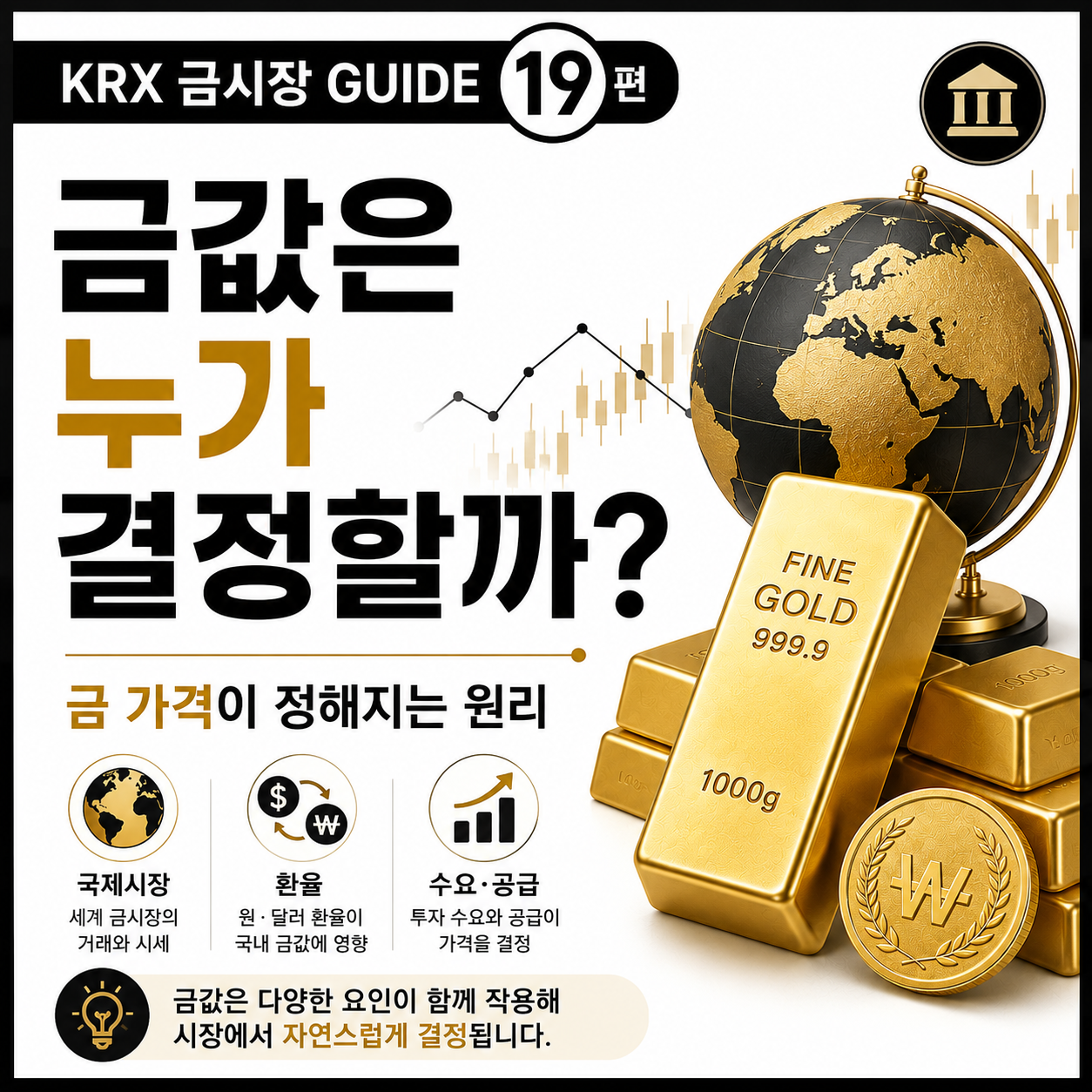 금값이 결정되는 원리를 설명하는 썸네일