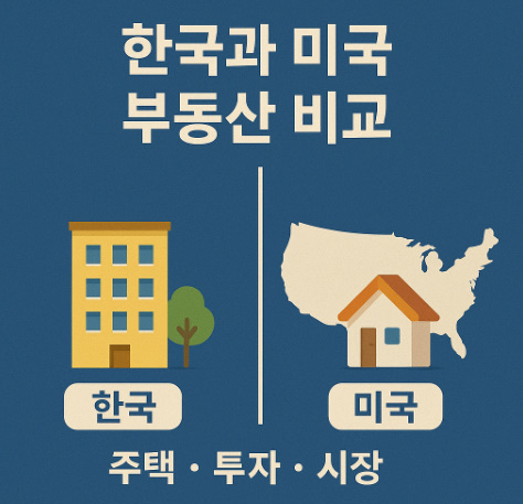 한국과 미국 부동산 비교 (주택, 투자, 시장) 관련 이미지