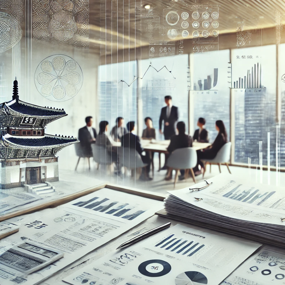 비영리법인의 재무 관리와 조직 운영을 보여주는 이미지